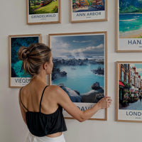 Grindavik Poster - Iceland Wall Art Featuring Volcanic Landscape