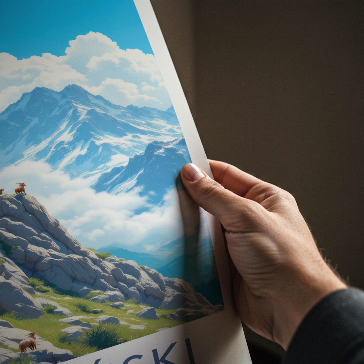 Tatra National Park Poster - Alpine Landscape Print With Mountain