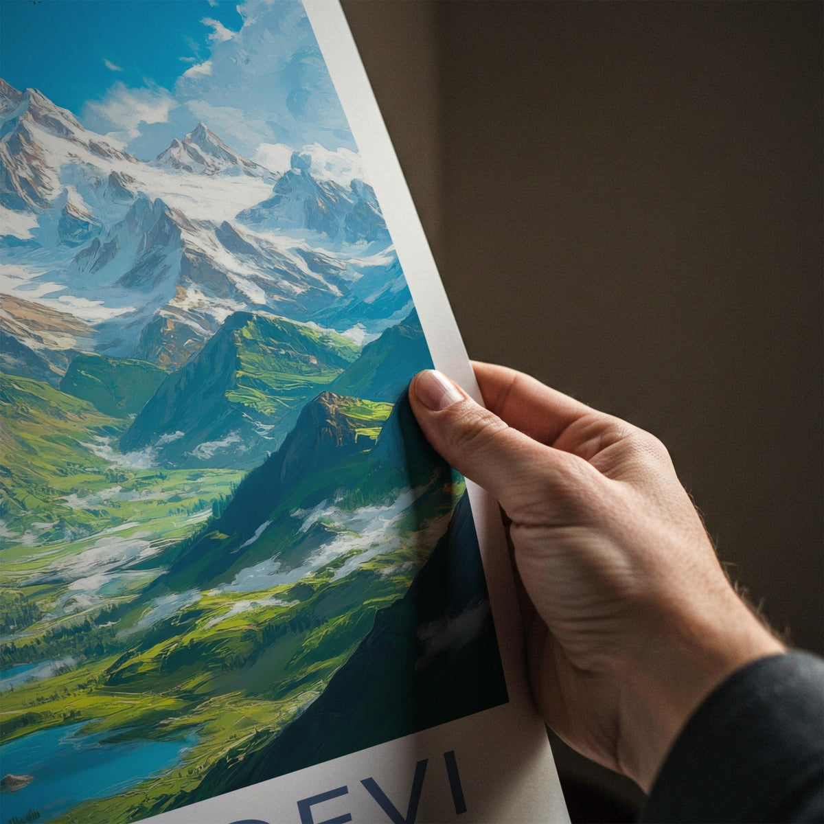Nanda Devi Poster - Himalayan Wall Decor