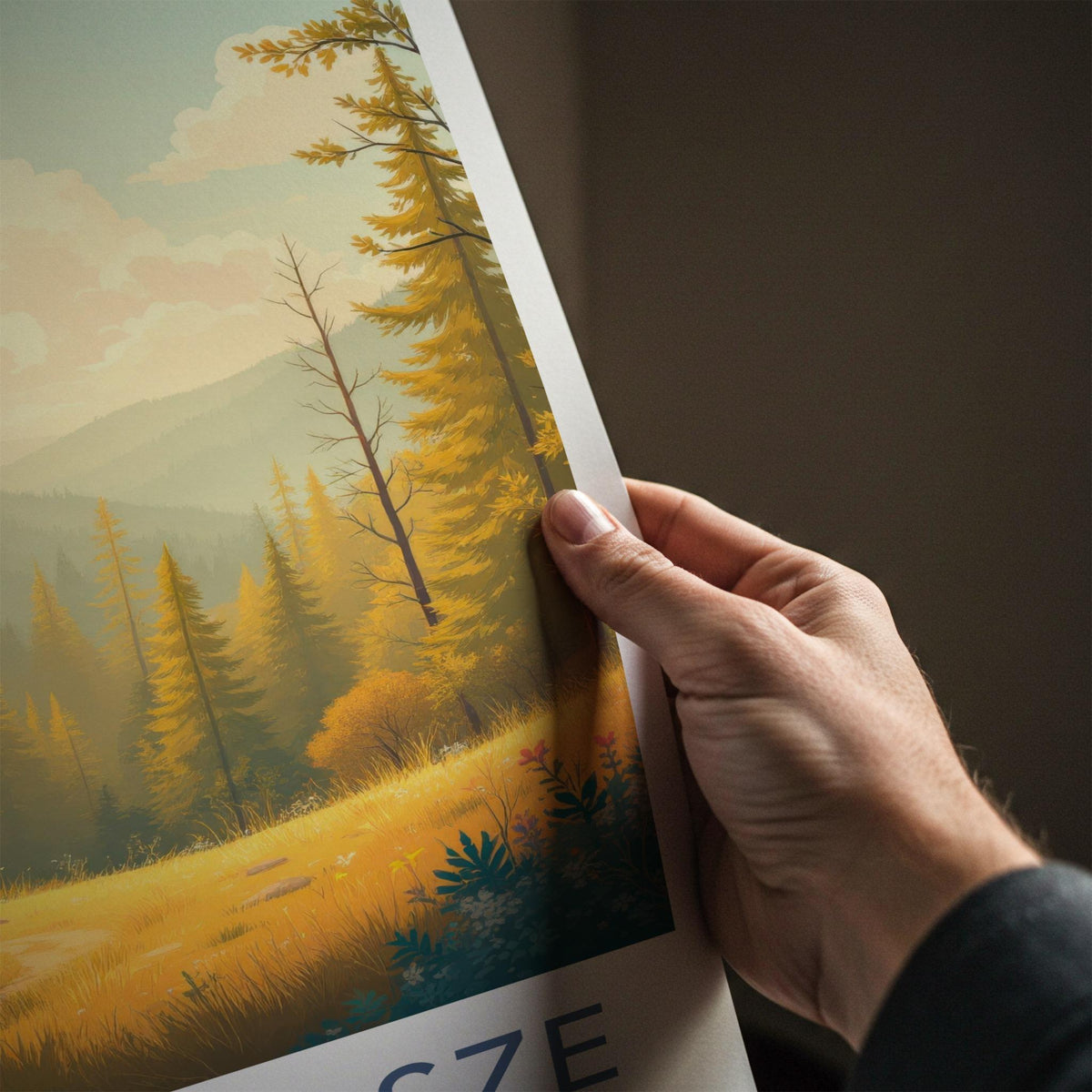 Karkonosze National Park Poster - Scenic Mountain Decor & Nature