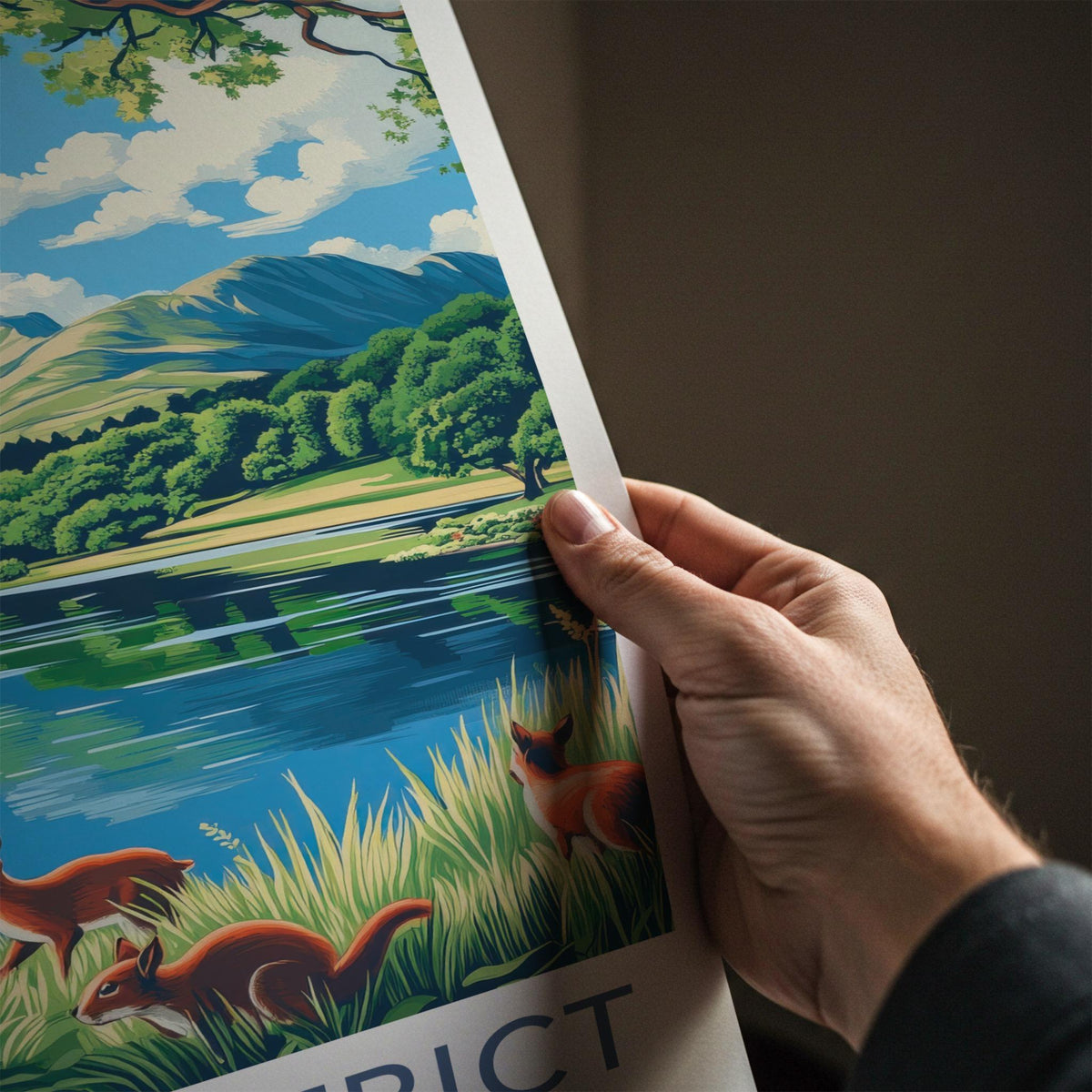 Peak District Poster - Scenic Landscape Art