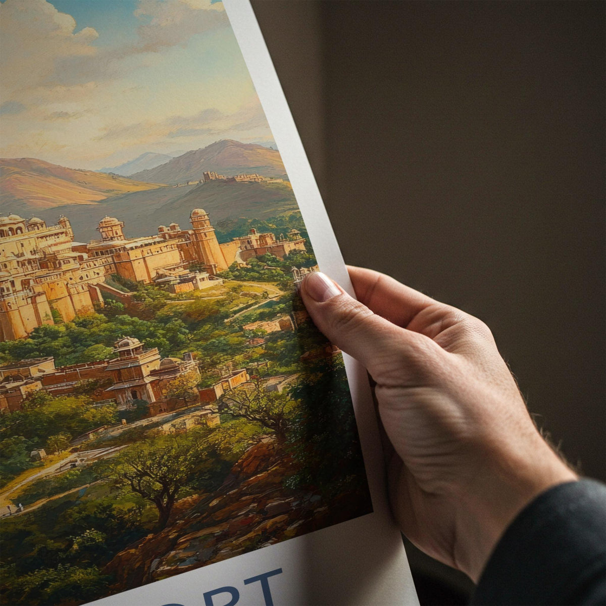 Amer Fort Poster - Jaipur Wall Art