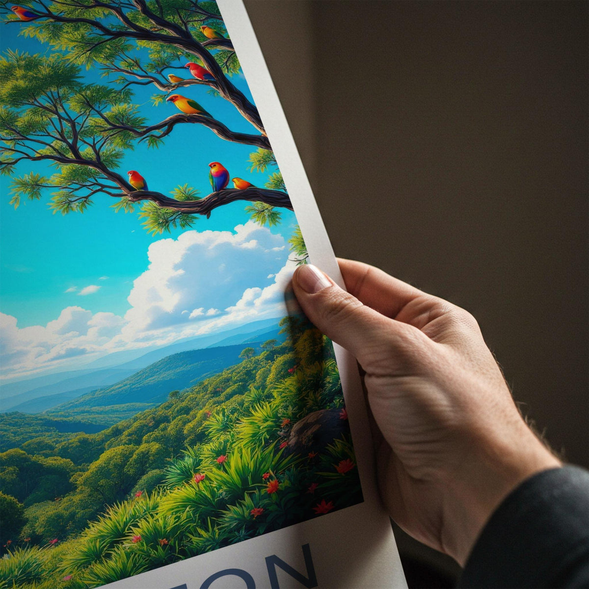Lamington National Park Poster - Vibrant Rainforest Wall Art & Scenic