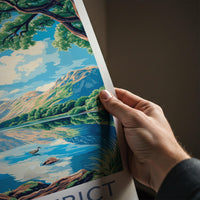 Lake District Poster - British Landscape Print