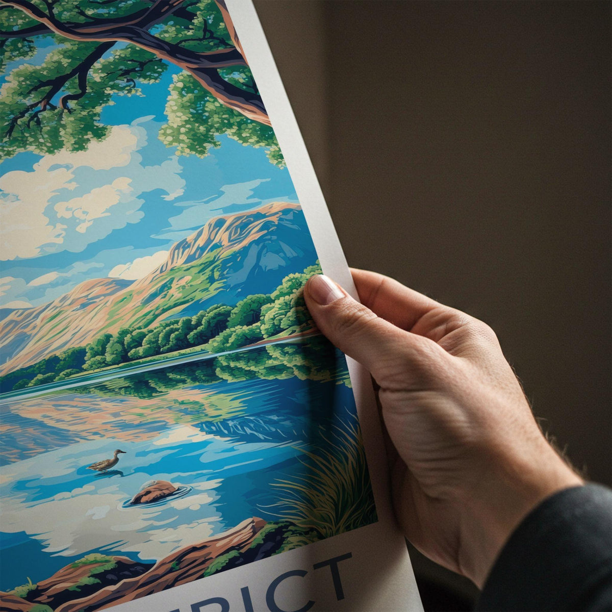 Lake District Poster - British Landscape Print