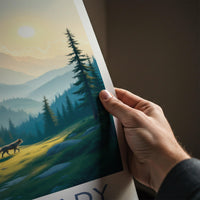 Bieszczady National Park Poster - Mountain Landscape Print & Polish