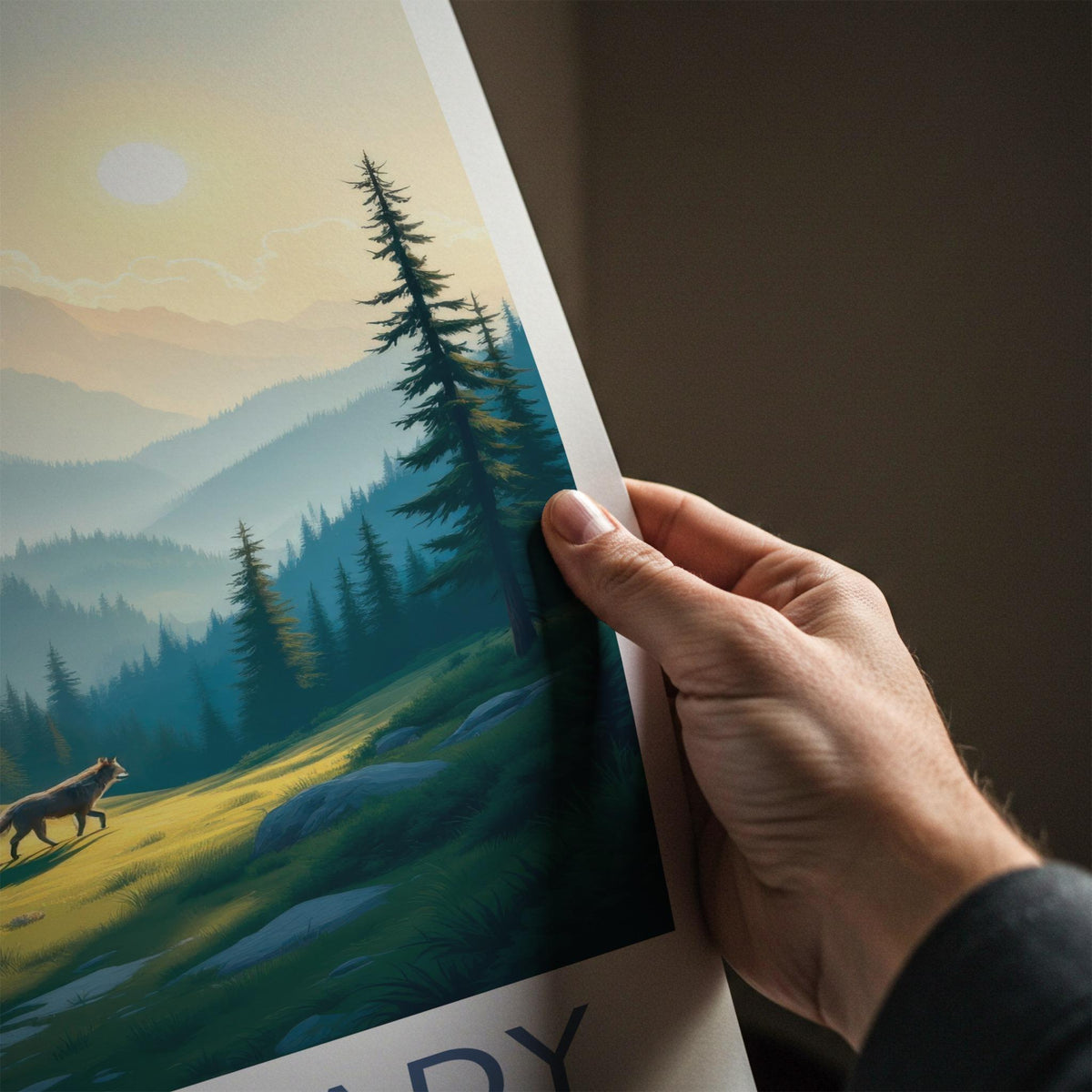 Bieszczady National Park Poster - Mountain Landscape Print & Polish