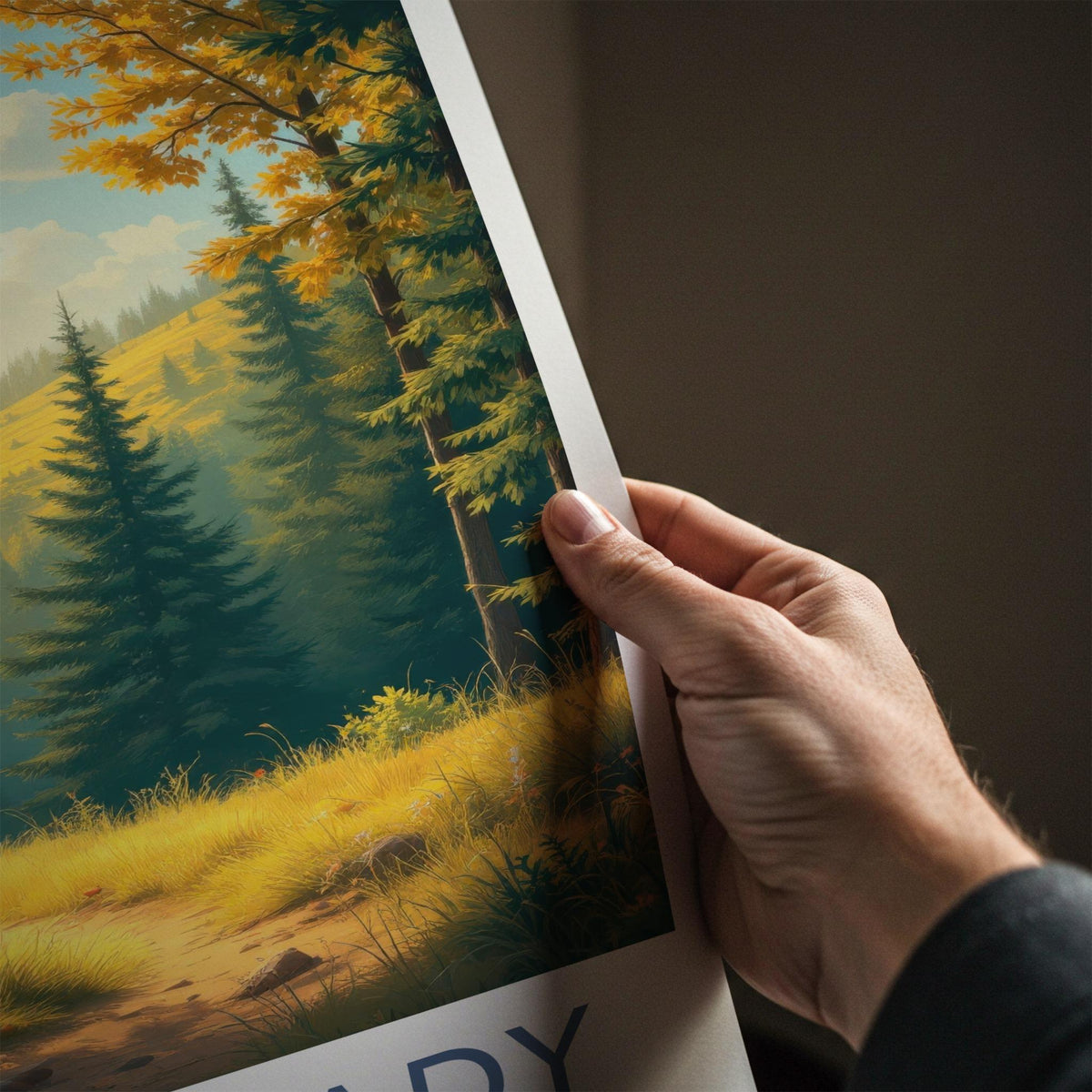 Bieszczady National Park Poster - Scenic Mountain Print & Nature Wall