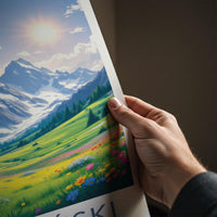 Tatrzański Poster - Scenic Mountain Landscape Print With Majestic