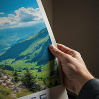Vanoise National Park Poster - French Alps Mountain Scenery Wall Art