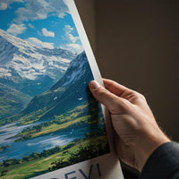 Nanda Devi Poster - Himalayan Landscape Wall Art With Snow Capped