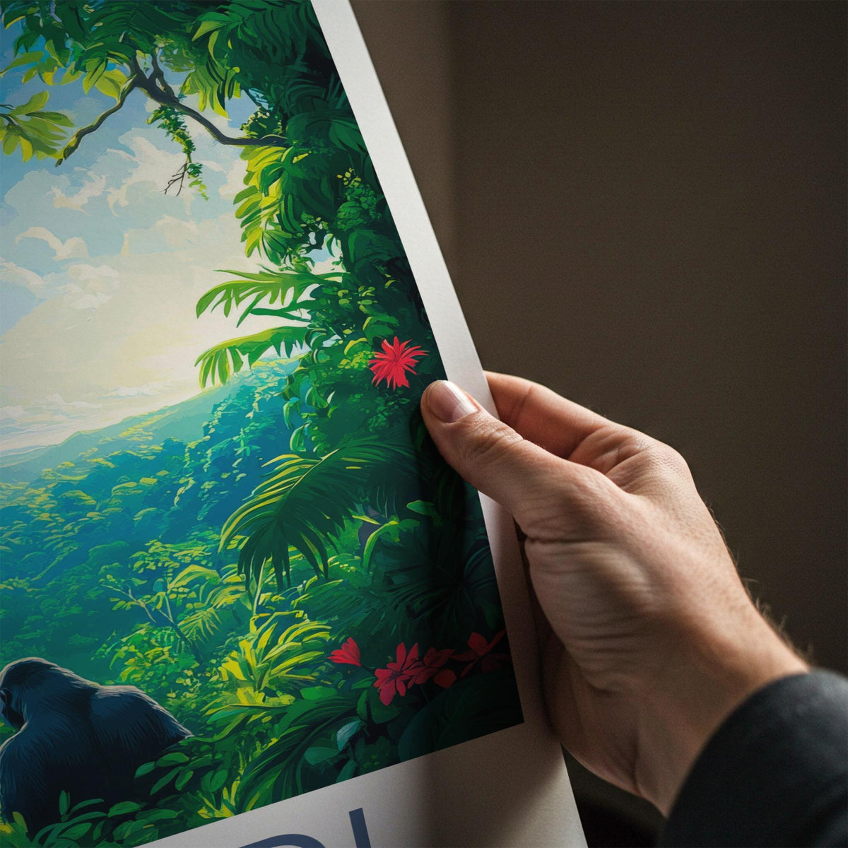 Bwindi National Park Poster - Uganda Wall Art