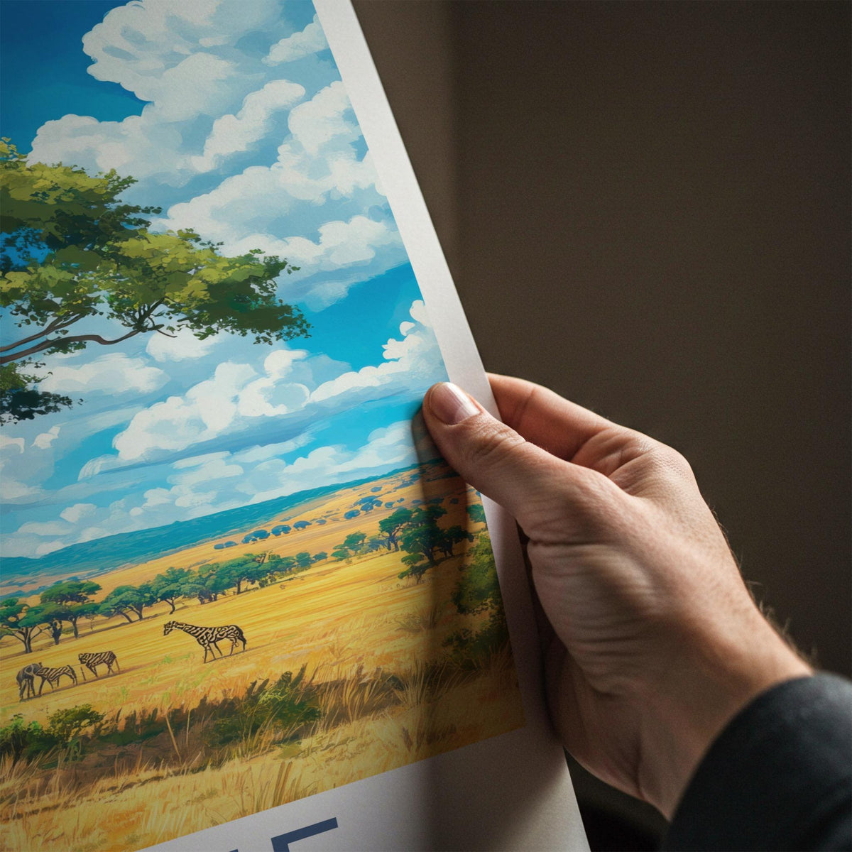 Kafue National Park Poster - African Safari Art