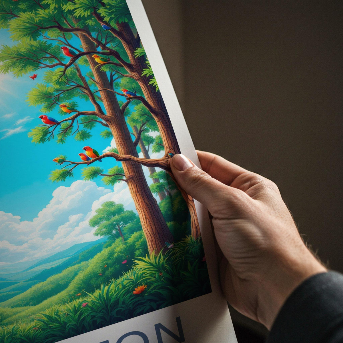 Lamington Park Poster - Australian Rainforest Art