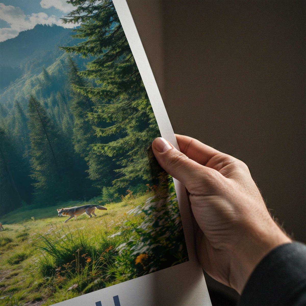 Sochi National Park Poster - Nature Wall Art With Mountain Scenery