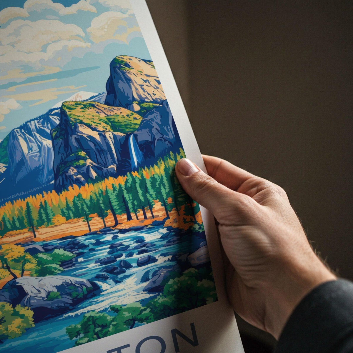 Grand Teton Poster - National Park Art
