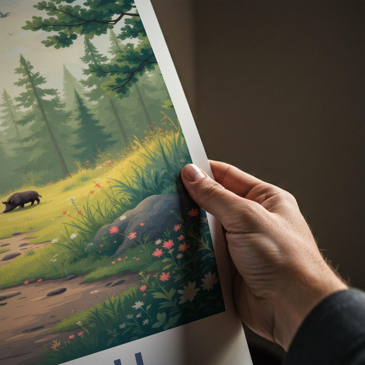Sochi National Park Poster - Scenic Forest Scenery Print & Wildlife