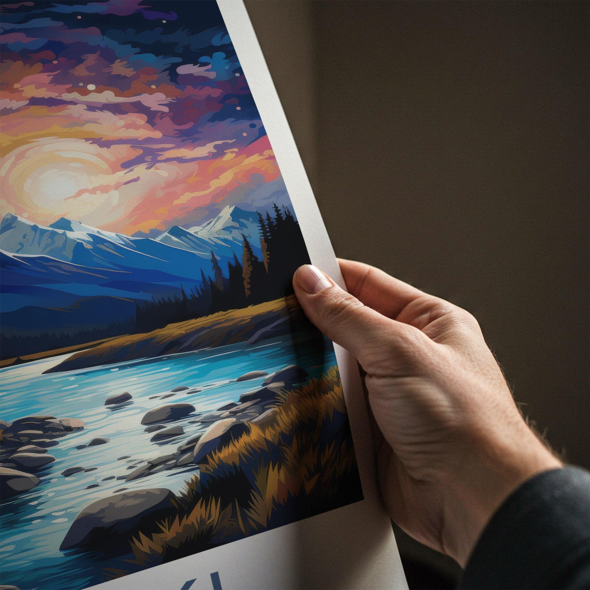 Mount Cook Poster - New Zealand Mountain Wall Art