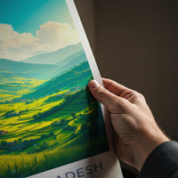 Arunachal Pradesh Art Print - Vibrant Indian Landscape Wall Decor