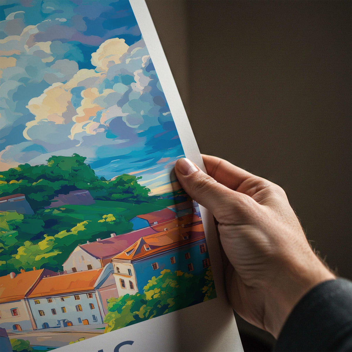 Vilnius Poster - Lithuania Wall Art Featuring Gediminas Tower