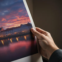 Riga Poster - Latvia Wall Art Featuring Historic Architecture