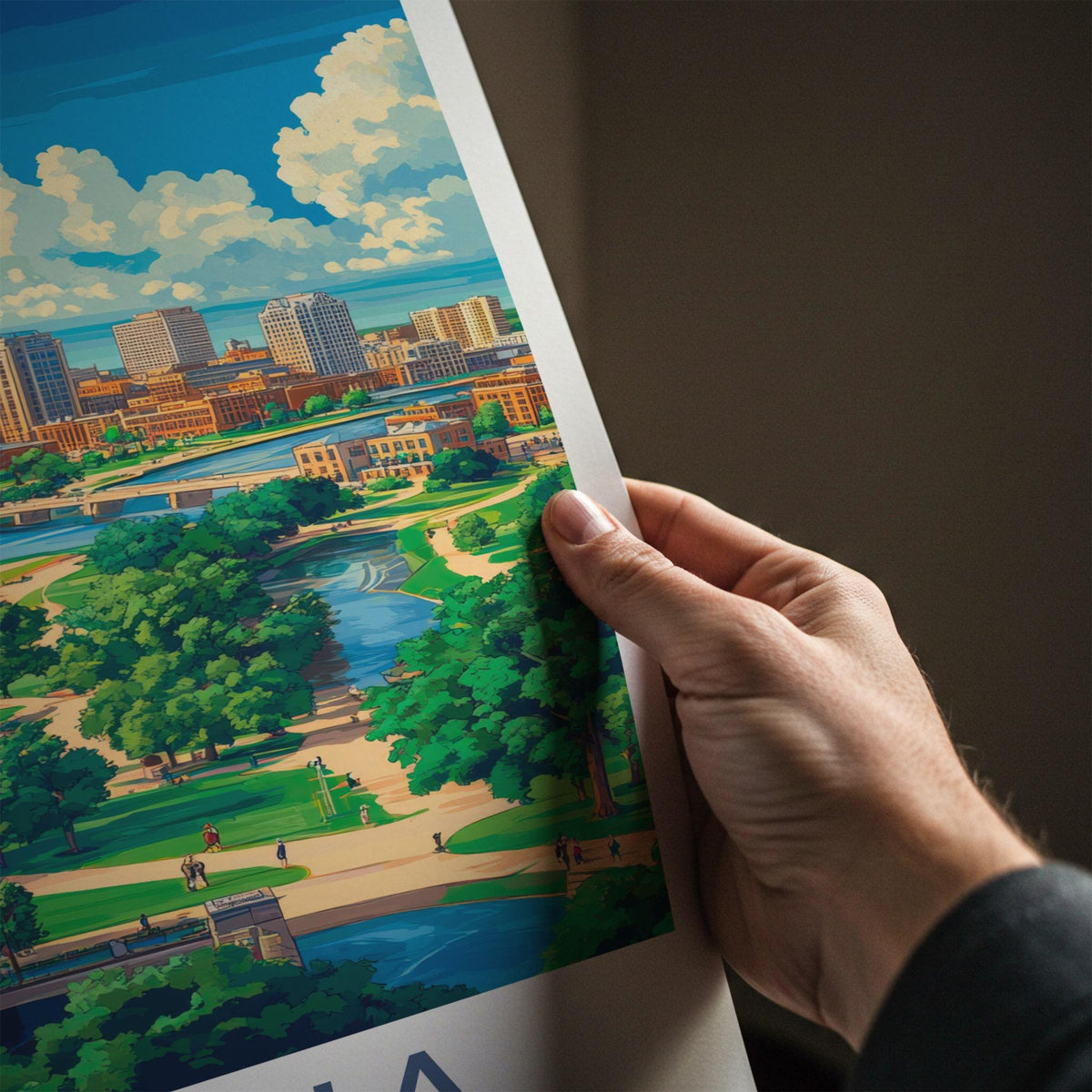 Omaha Poster - Nebraska Wall Art