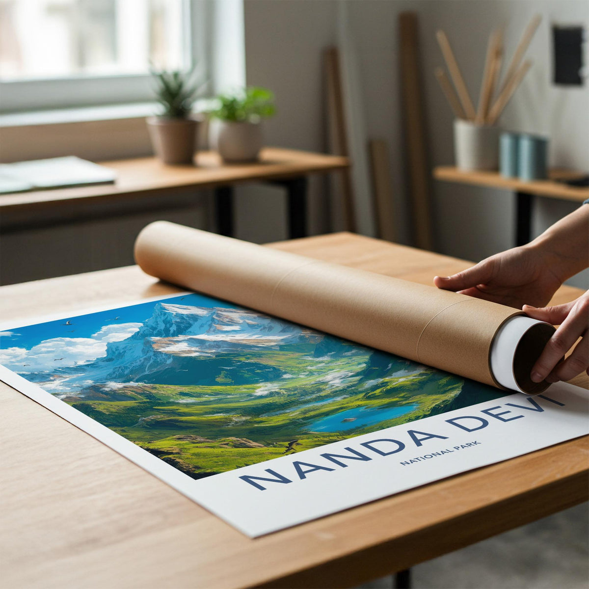 Nanda Devi Poster - Himalayan Wall Decor