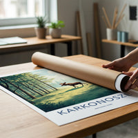 Karkonosze National Park Poster - Scenic Woodland Art & Poland Wall