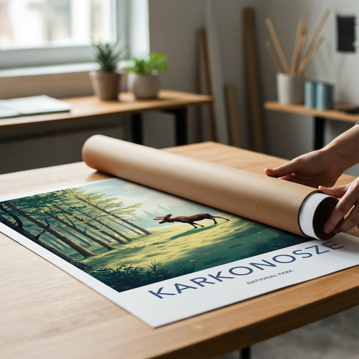 Karkonosze National Park Poster - Scenic Woodland Art & Poland Wall