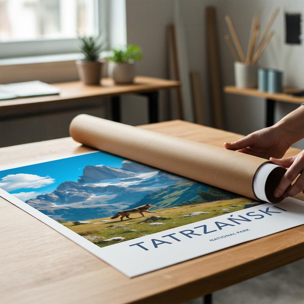 Tatra National Park Poster - Scenic Landscape Print With Mountain