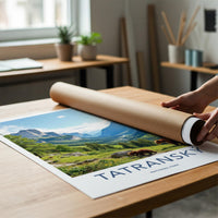 Tatranský National Park Poster - Mountain Landscape Art & Scenic