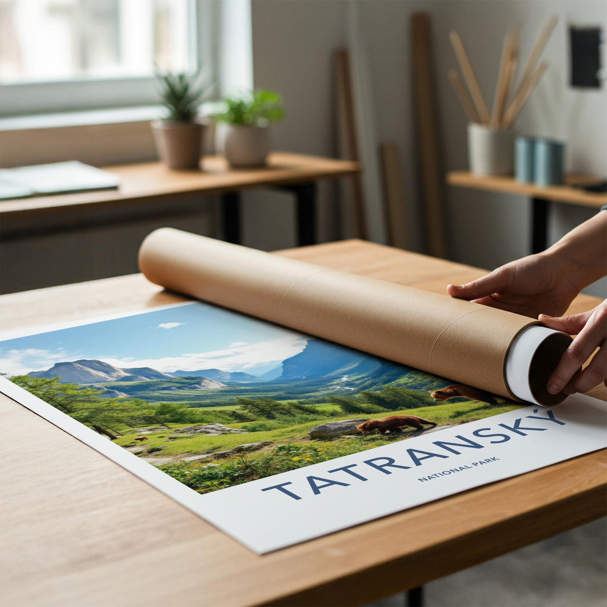 Tatranský National Park Poster - Mountain Landscape Art & Scenic