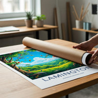 Lamington National Park Poster - Scenic Landscape Decor & Australian