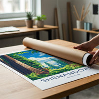 Shenandoah National Park Poster - Scenic Skyline Drive Art & Nature