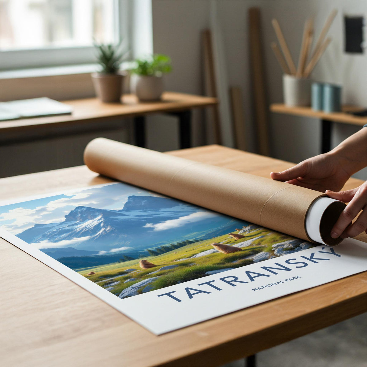 Tatra National Park Poster - Scenic Mountain Scenery Print