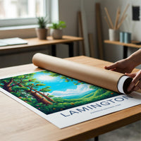 Lamington Park Poster - Australian Rainforest Art