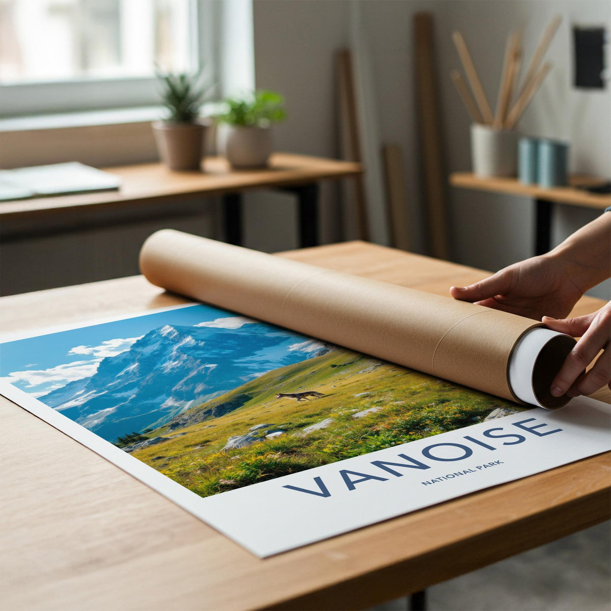 Vanoise National Park Poster - French Alps Wall Decor & Mountain