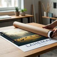 Lahemaa National Park Poster - Scenic Nature Wall Art with Elk Herd