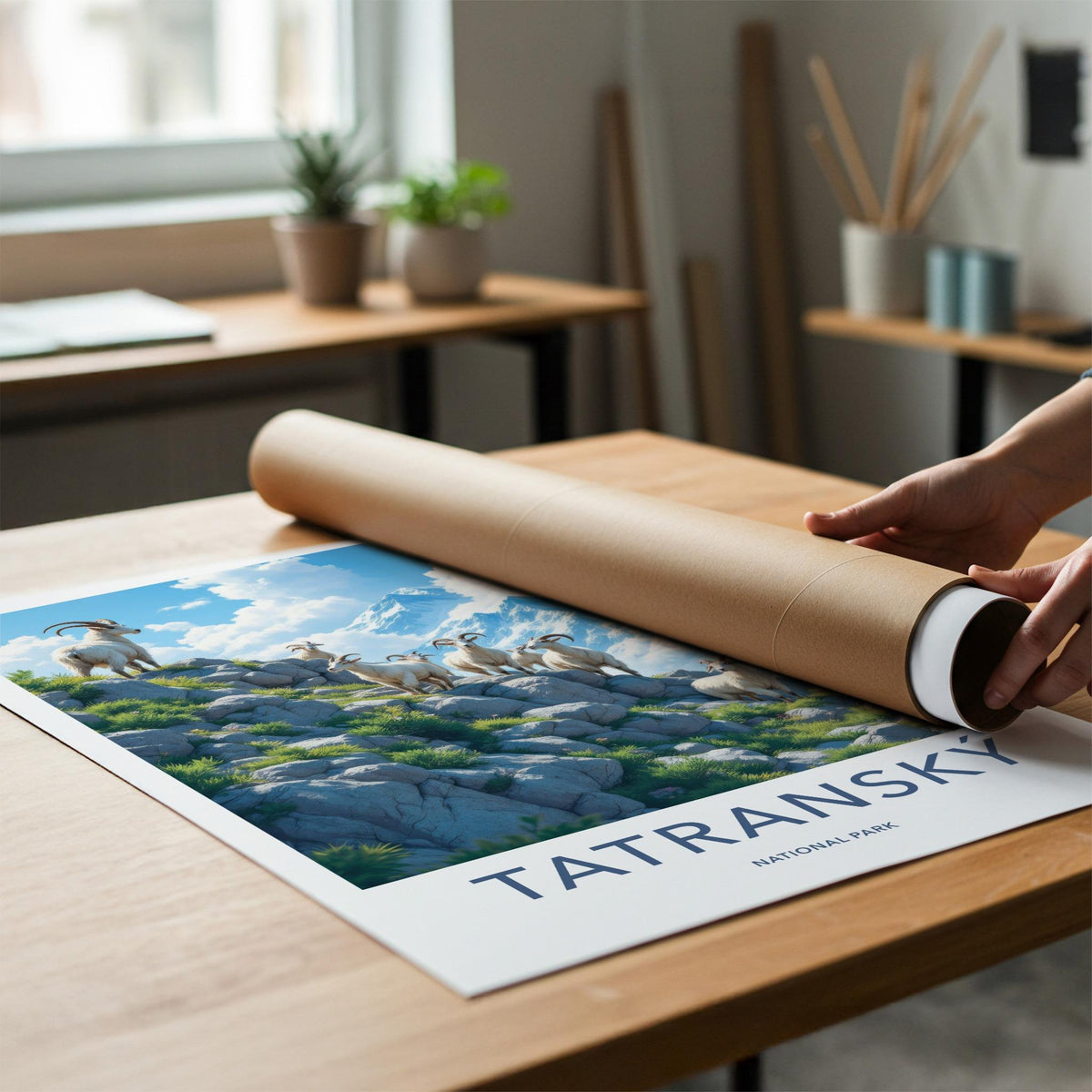 Tatranský National Park Poster - Alpine Landscape Wall Art & Scenic