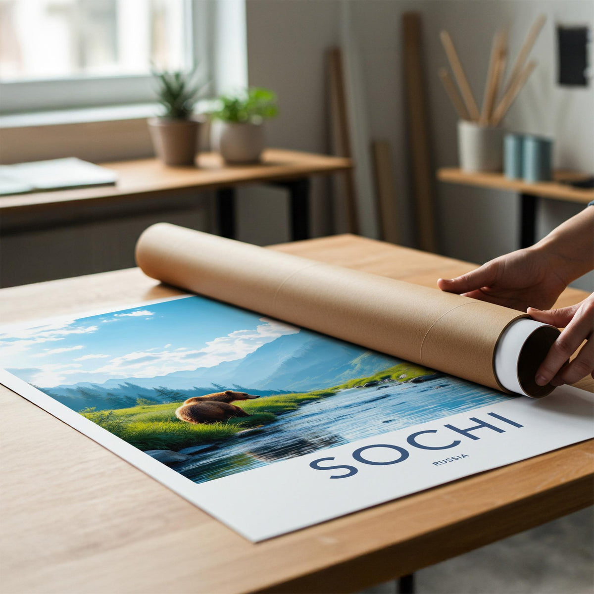 Sochi National Park Poster - Scenic Nature Wall Art Landscape Poster