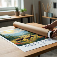 Bieszczady National Park Poster - Scenic Poland Landscape Print