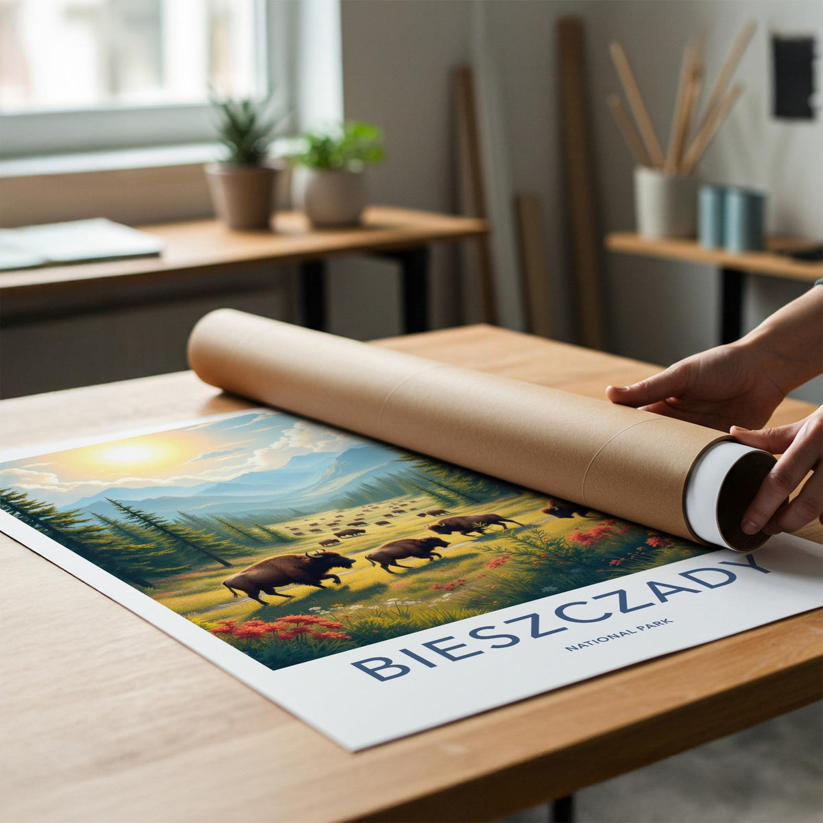 Bieszczady National Park Poster - Scenic Poland Landscape Print