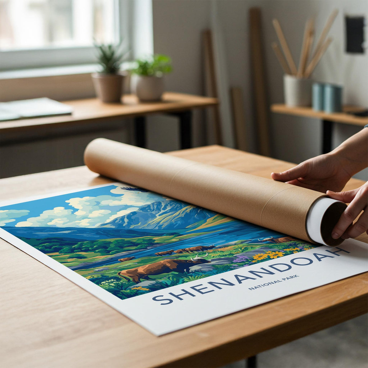 Shenandoah Poster - Virginia Wall Art