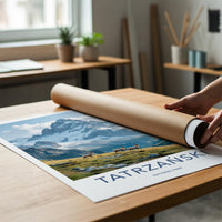 Tatra National Park Poster - Alpine Landscape Print & Wildlife Wall