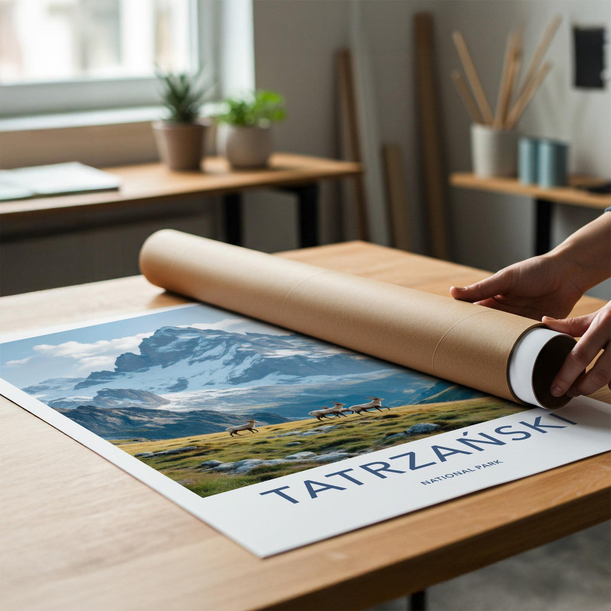 Tatra National Park Poster - Alpine Landscape Print & Wildlife Wall