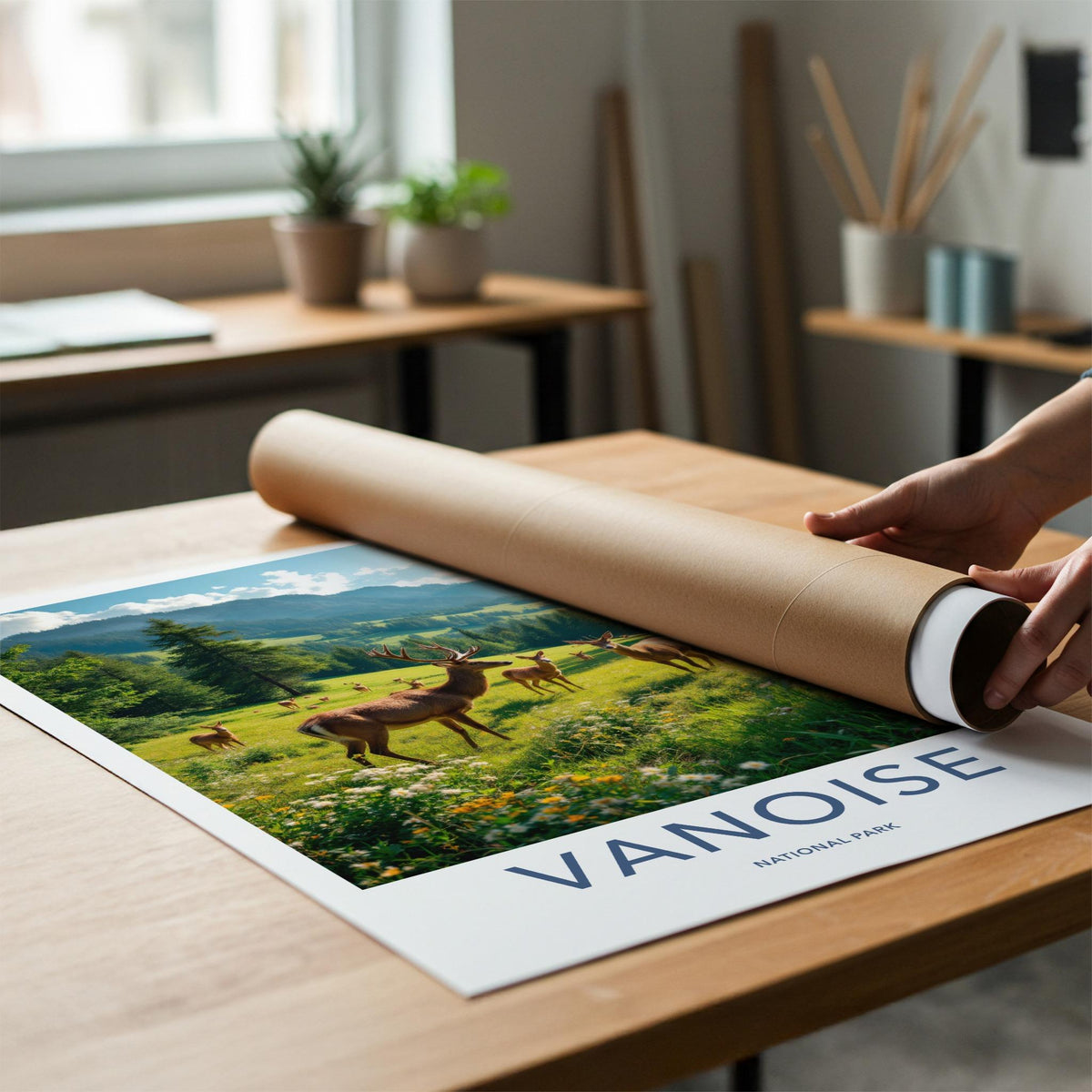 Vanoise National Park Poster - France Wall Art With Alpine Landscape