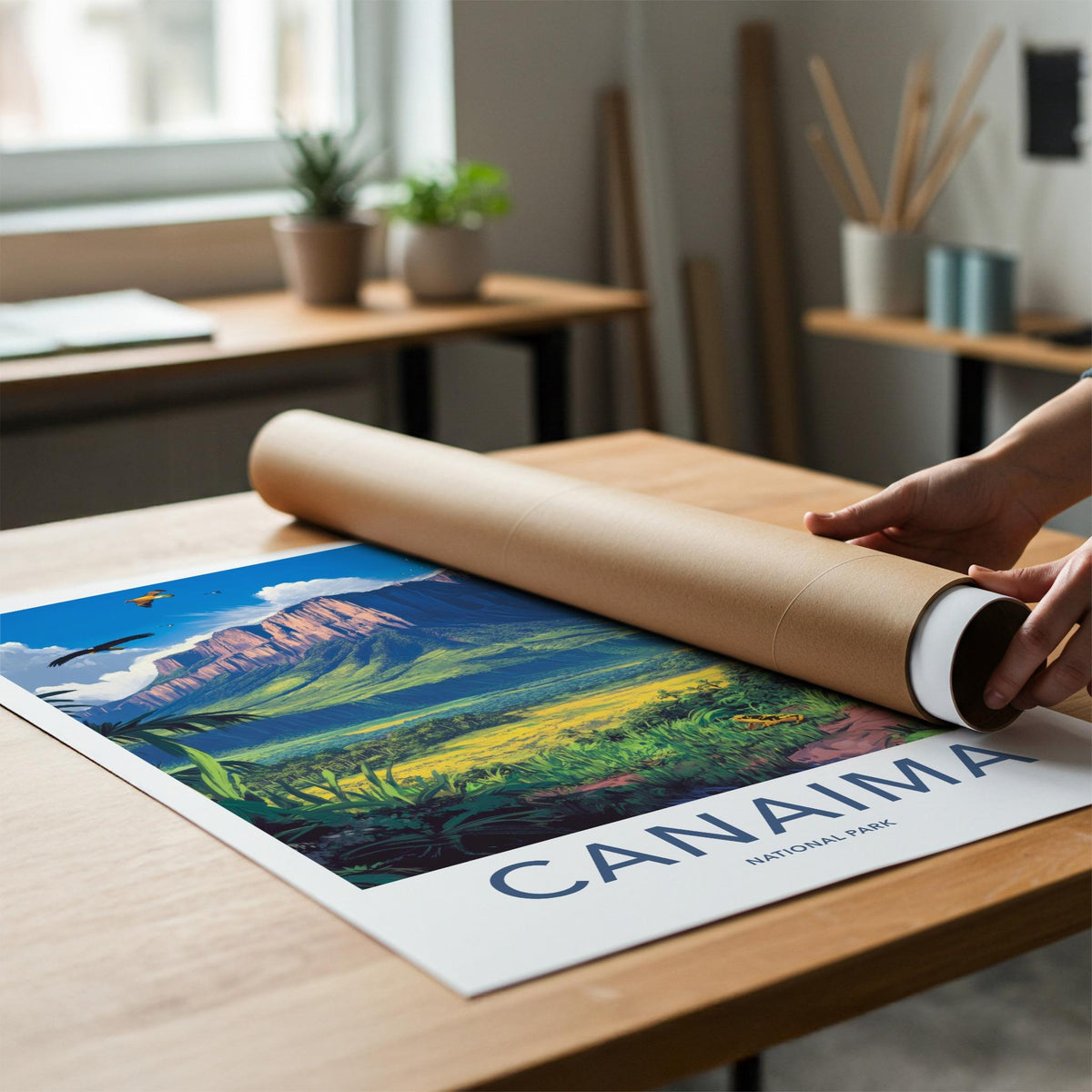 Canaima National Park Poster - Tropical Rainforest Print
