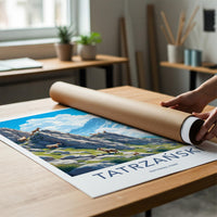 Tatra National Park Poster - Alpine Landscape Print With Mountain