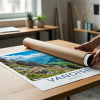 Vanoise National Park Poster - French Alps Mountain Scenery Wall Art