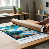 Lake District Poster - British Landscape Print